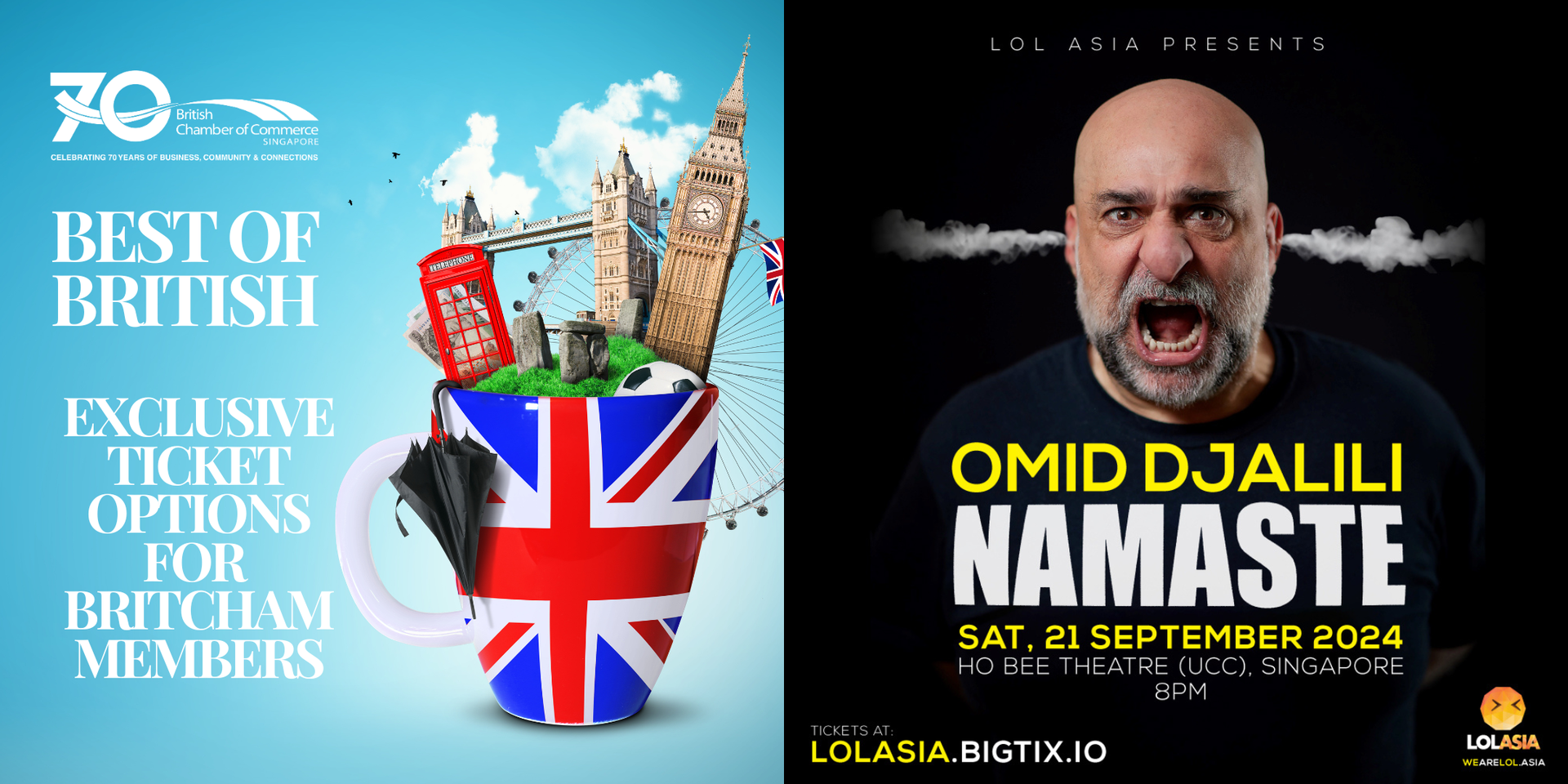 thumbnails Best of British: Comedian Omid Djalili, Live in Singapore